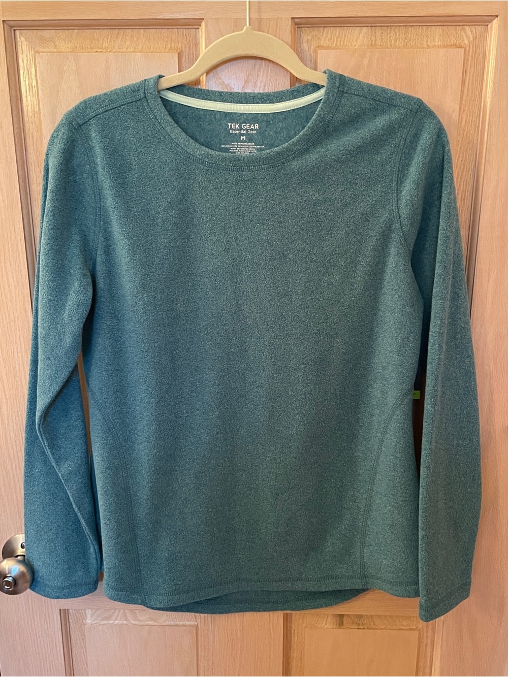 Tek Gear Women's Teal Fleece Crewneck Sweater